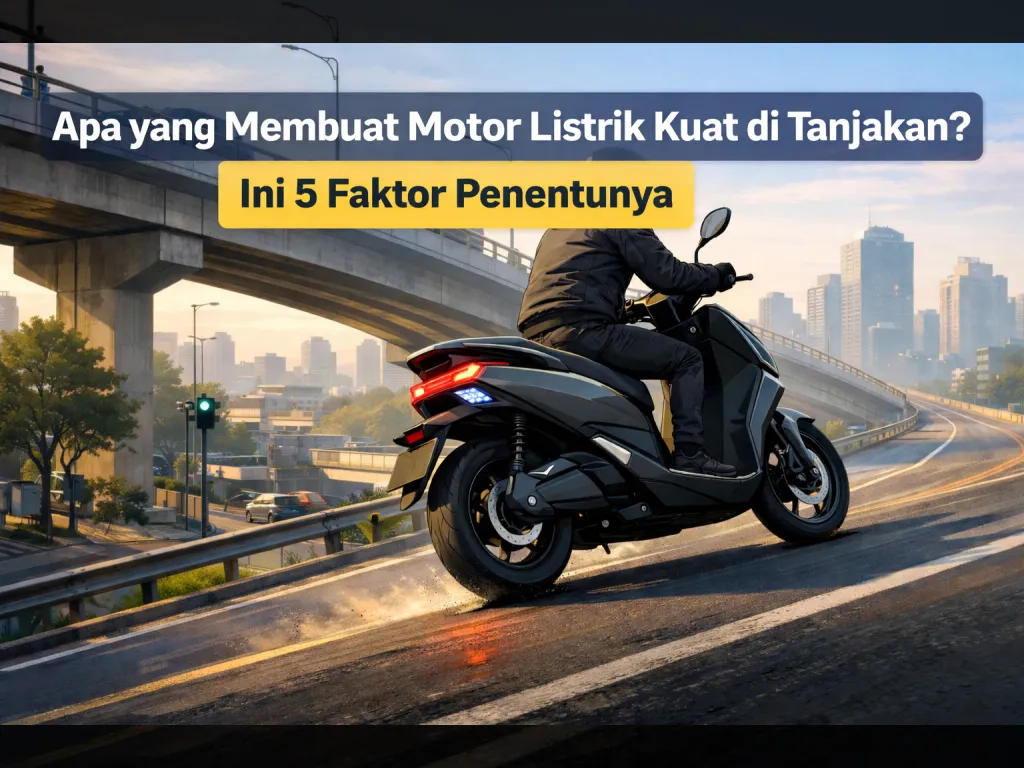 Apa yang Membuat Motor Listrik Kuat di Tanjakan? Ini 5 Faktor Penentunya